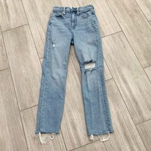 Madewell distressed perfect vintage jeans